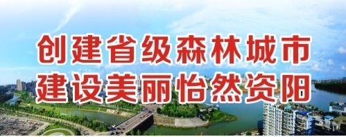 骚女野外站着操逼创建省级森林城市 建设美丽怡然资阳